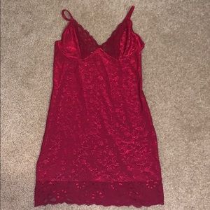 Arianne Slip Dress with Lace Fringe